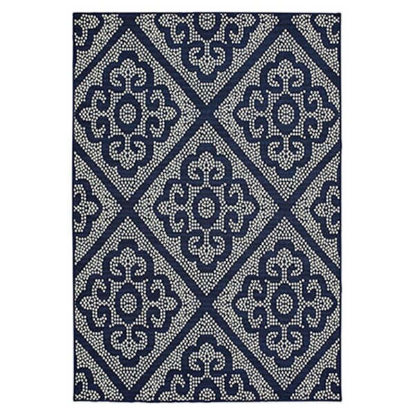 Oriental Weavers 8 ft. 6 in. x 13 ft. Marina Rectangle Rug Navy M3804B259396ST - main